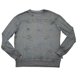 Disney Ink and Paint Gray Sweatshirt